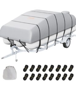 VEVOR Waterproof Pontoon Boat Cover for 5.8-6.1m (19'-20') Boats