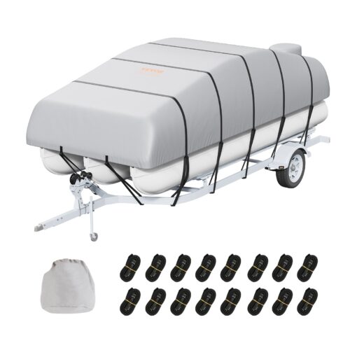 VEVOR Waterproof Pontoon Boat Cover for 58 61m 19 20 Boats