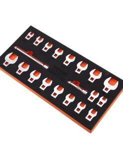 VEVOR 20-Piece Crowfoot Wrench Set with 3/8