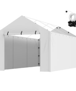 VEVOR 3x6 m (10x20 ft) Carport Side Wall Replacement Canopy Cover