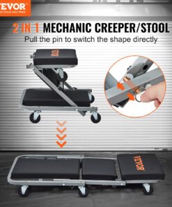 Rolling Folding Mechanic Creeper/Stool