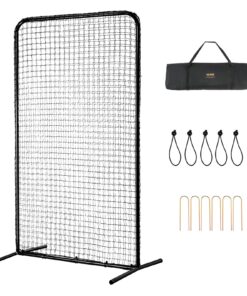 VEVOR 2.13x1.22m (7x4 ft) Baseball Softball Safety Screen with Carry Bag