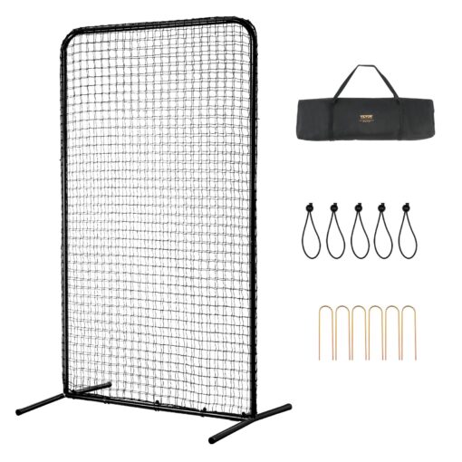 VEVOR 213x122m 7x4 ft Baseball Softball Safety Screen with Carry Bag