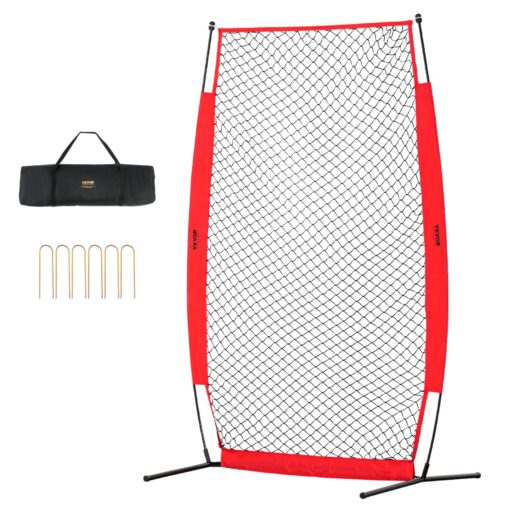 VEVOR 213x122 m 7x4 ft Baseball Softball Safety Screen with Carry Bag