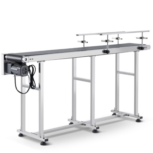 VEVOR Heavy Duty Stainless Steel Motorized Belt Conveyor with Adjustable Speed