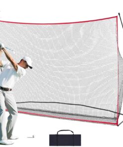 VEVOR 3.3x2.1m Golf Practice Hitting Net - Durable 210D Oxford Fabric & Knotless Netting