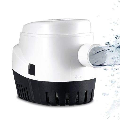 VEVOR Automatic 1100 GPH 12V Submersible Bilge Pump with Float Switch
