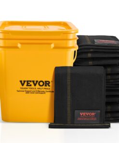 VEVOR Flood Water Barriers 5 Pack with Plastic Bucket - Expandable