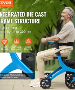 Lightweight Aluminum with Adjustable Handle and Seat