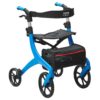 VEVOR Heavy Duty Folding Rollator Walker for Seniors and Adults