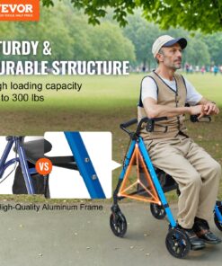 Adjustable Seat and Handle (85-108 cm / 33.5-42.6 in)