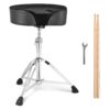 VEVOR Adjustable Saddle Drum Throne with 360° Swivel