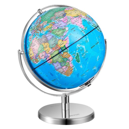 VEVOR 13 inch 330 mm Educational Rotating World Globe with Stand