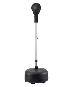 VEVOR Adjustable Height Reflex Punching Bag with Boxing Gloves