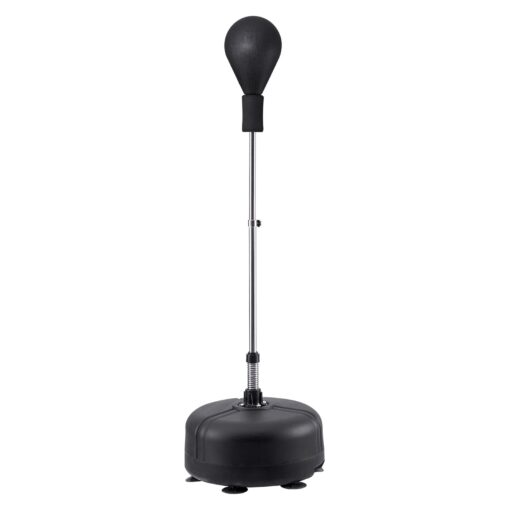 VEVOR Adjustable Height Reflex Punching Bag with Boxing Gloves