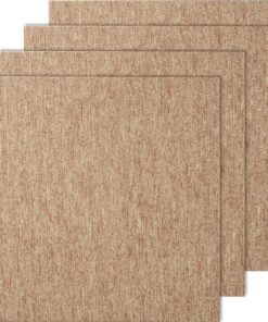 VEVOR Reusable Carpet Tiles 50cm x 50cm with Attached Padding
