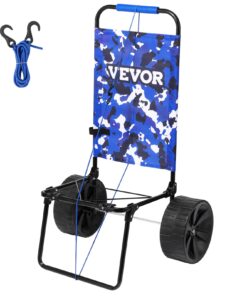 VEVOR Folding Beach Trolley with Large Wheels for Sand