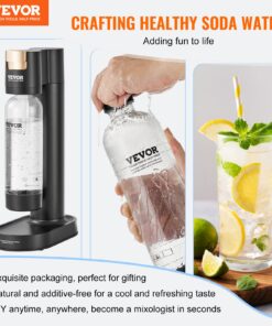 Home Soda Machine with 1L BPA-free Bottle and CO2 Cylinder