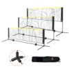 VEVOR 3m Multi Sport Net Adjustable Height Badminton