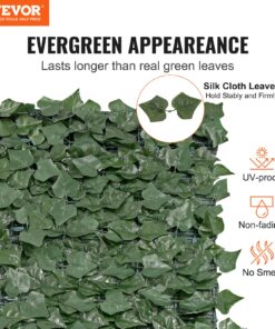 UV-Resistant Faux Green Wall Screen with Mesh Backing for Outdoor Garden