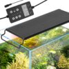 VEVOR Full Spectrum LED Aquarium Light with LCD Monitor for 30 46 cm 12 18 inch Freshwater Tanks
