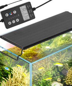 VEVOR Full Spectrum LED Aquarium Light with LCD Monitor for 30-46 cm (12-18 inch) Freshwater Tanks
