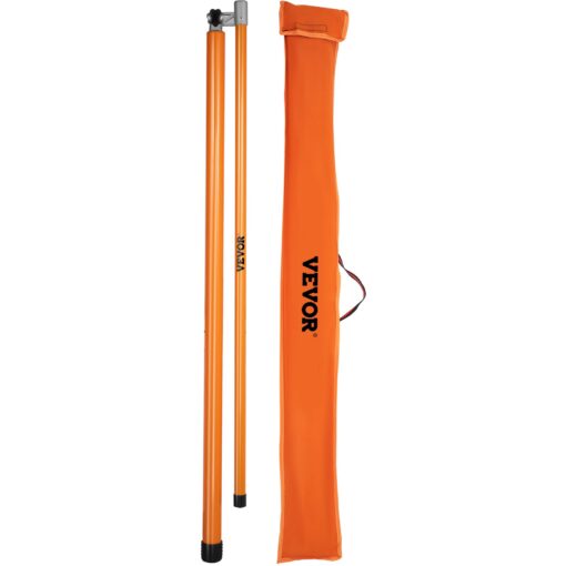 VEVOR 6m 20ft Fiberglass Truck Load Height Measuring Stick with Telescopic Adjustable Pole and Carrying Bag