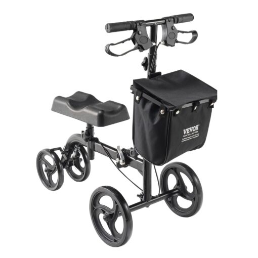 VEVOR Heavy Duty Carbon Steel Folding Knee Scooter