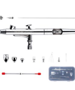 VEVOR Dual Action Airbrush Kit with 0.3 mm & 0.5 mm Nozzles