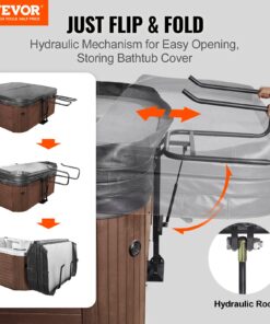 33.1-41.3 in (840-1050 mm) High - Durable Aluminum