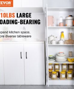 Freestanding Storage with 3 Shelves (2 Adjustable)