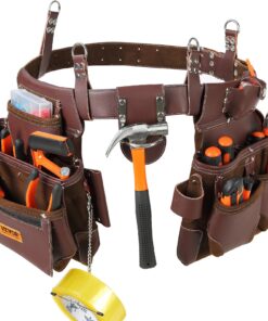 VEVOR Adjustable Tool Belt with 22 Pockets