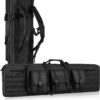 VEVOR 91 cm 36 inch Tactical Double Rifle Bag for 2 Rifles  2 Pistols with Molle System and Lockable Zipper