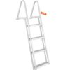 VEVOR 4 Step Removable Aluminum Dock Ladder for Boats and Pools