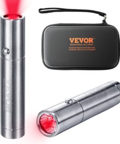 VEVOR Portable Red & Near Infrared Light Therapy Wand with 3 Wavelengths and 5000mAh Battery - Pain Relief and Skin Regeneration