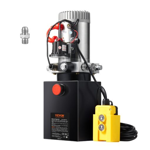 VEVOR 12V Hydraulic Pump with 8 Quart 76 Liters Tank