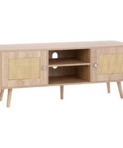 VEVOR Rattan TV Stand for 55 inch (140 cm) TV