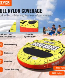 63" (160 cm) Round Water Sport Tube with 510 lbs (231 kg) Capacity