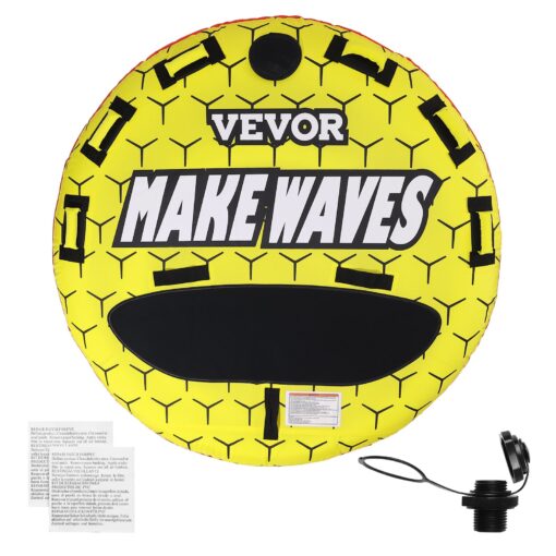 VEVOR 1 3 Rider Inflatable Towable Tube for Boating