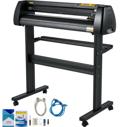 VEVOR 28 inch 720 mm Vinyl Cutter Machine with Floor Stand and SignMaster Software