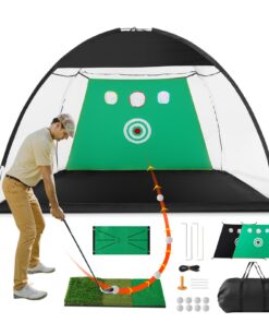 VEVOR Golf Practice Net Set 3x2.1m (10x7ft) with Target