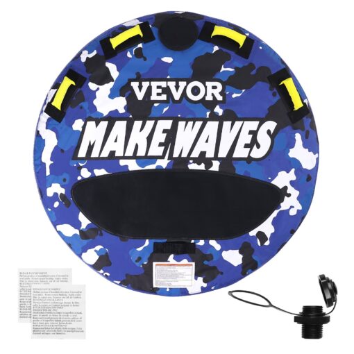 VEVOR 2 Person Inflatable Towable Tube for Boating