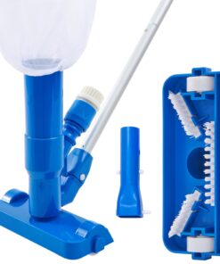 VEVOR Portable Handheld Pool Vacuum Cleaner with 3 Scrub Brushes