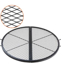 VEVOR 91cm (36 Inch) Foldable Round Fire Pit Grill Grate