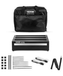 VEVOR Lightweight Aluminum Guitar Pedal Board with Carry Bag