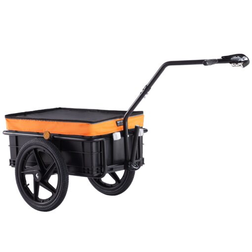 VEVOR Foldable Bike Cargo Trailer with 40 kg 88 lbs Load Capacity