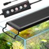 VEVOR 14W Full Spectrum LED Aquarium Light with Adjustable Modes for 30 45 cm 12 18 inch Fish Tanks