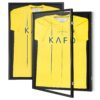 VEVOR 2PCs Large Lockable Sports Jersey Display Frame 590x790x40 mm 233x312x15 in with UV Protection Glass for Baseball
