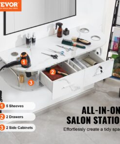 2 Drawers (1 Lockable)