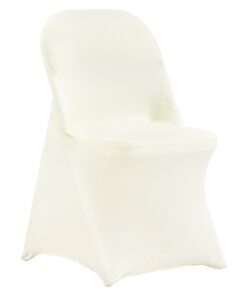 VEVOR 30PCS Ivory White Stretch Spandex Chair Covers